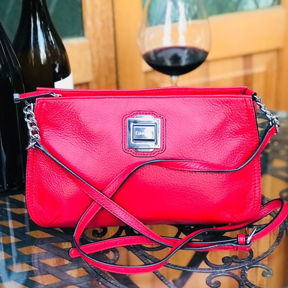 Calvin Klein // Leather Red